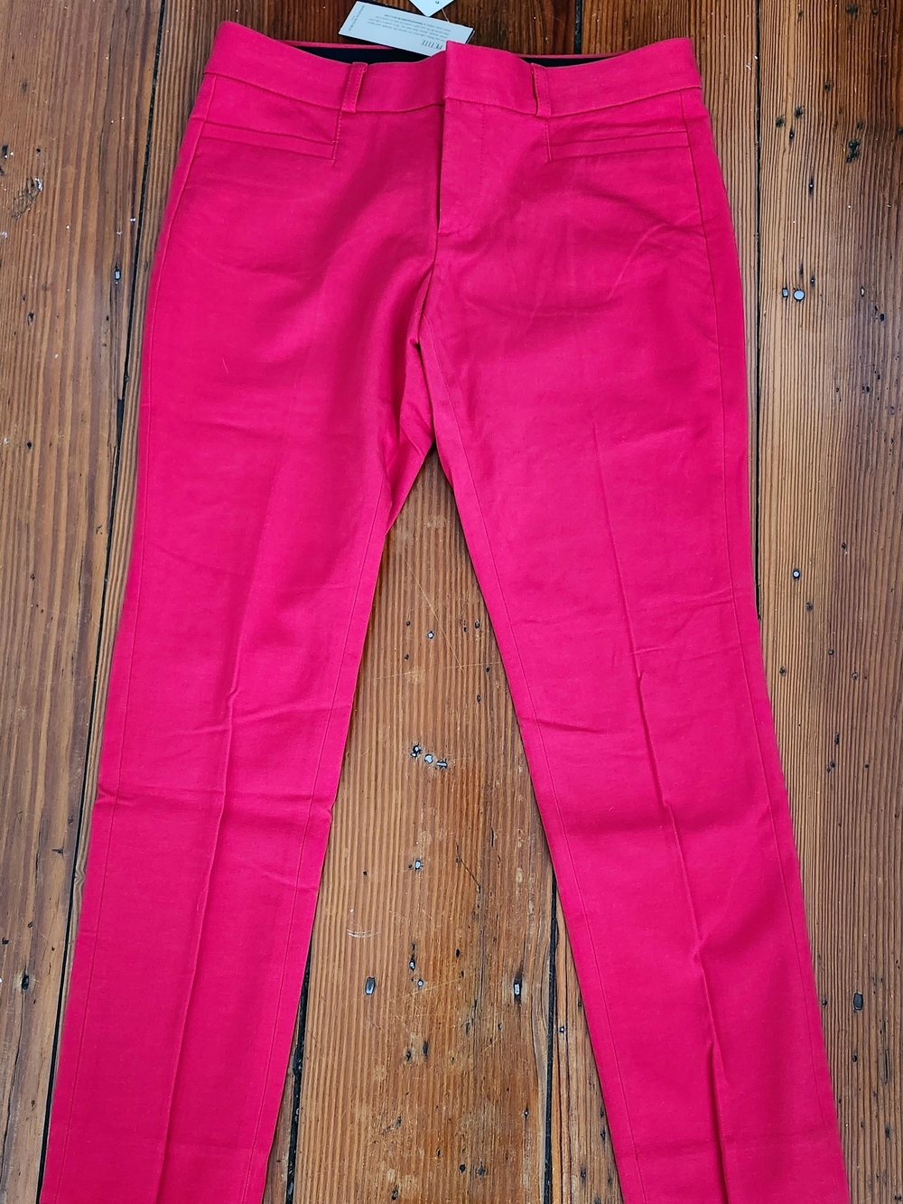 Banana Republic Women Solane Fit Petite 2 Red Trouser